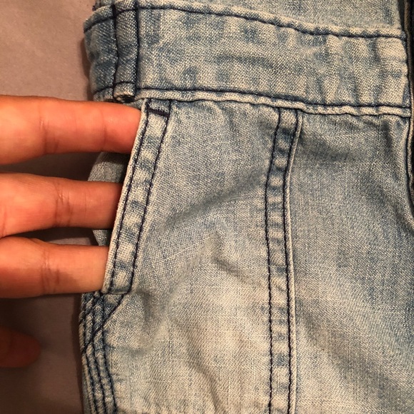 One Piece Jean Jumpsuit - Picture 2 of 7